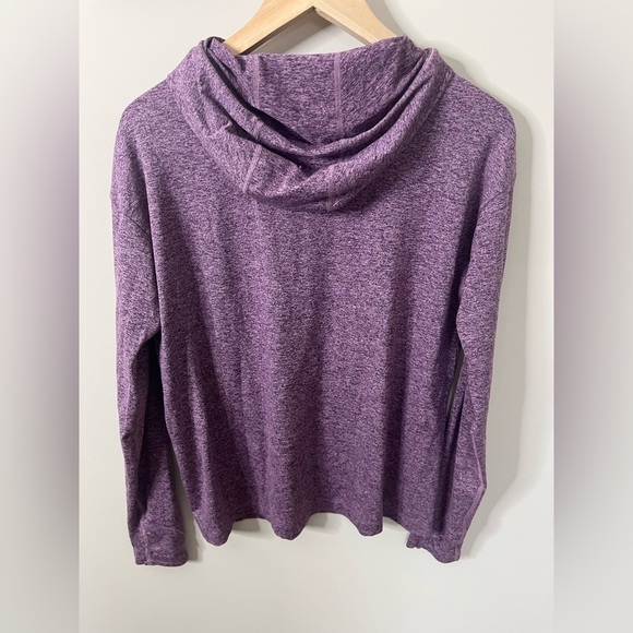 Athleta Uptempo II Hooded Sweatshirt Size Small Purple - Picture 2 of 9